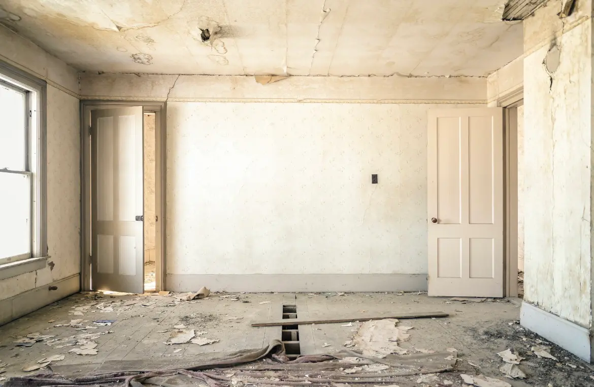 Waste disposal crew managing a cleanout project in State College